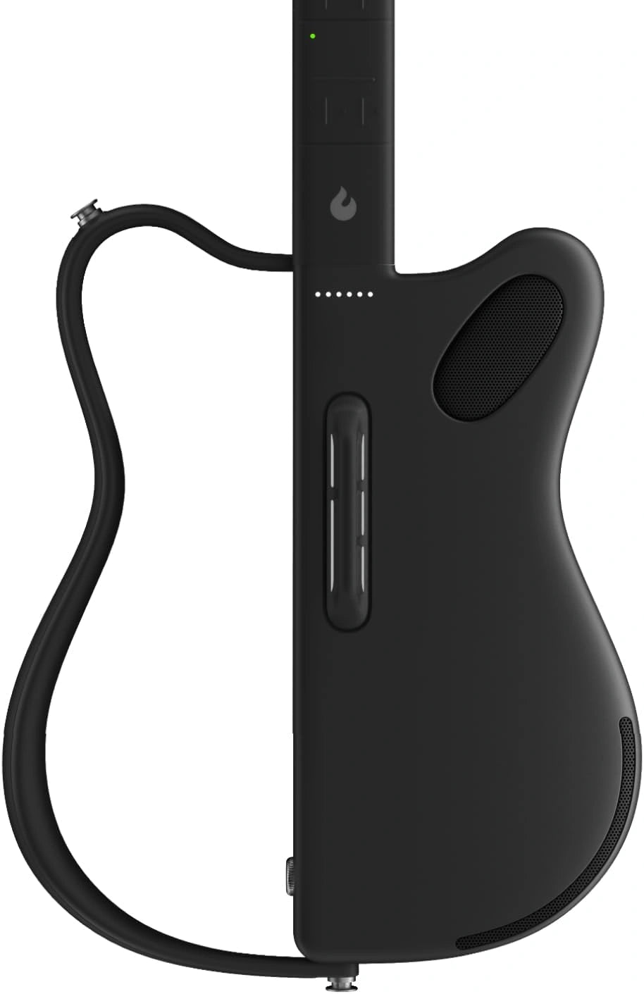 Guitare Intelligente Sans Cordes LAVA GENIE, Pr¨¦r¨¦glages Multiples, Haut-parleur Int¨¦gr¨¦, Pliable, Noir, 77,5 cm