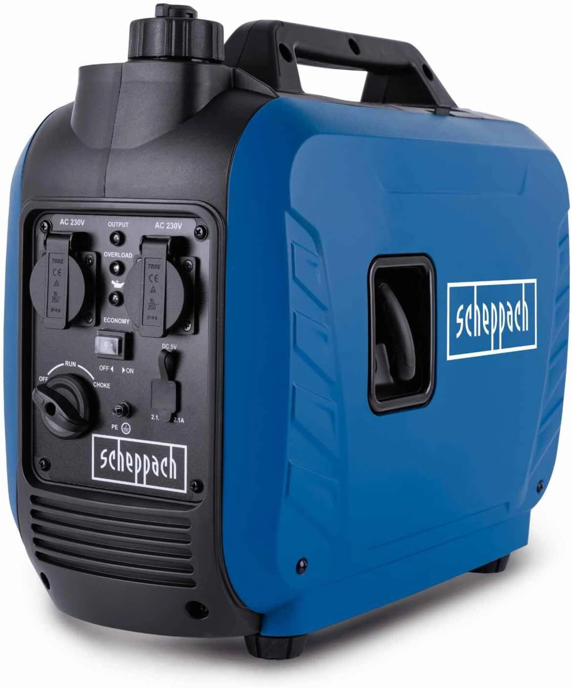G¨¦n¨¦rateur Inverter Scheppach SG2500i, 2000W, Silencieux, 2 Prises 230V, 2 Ports USB