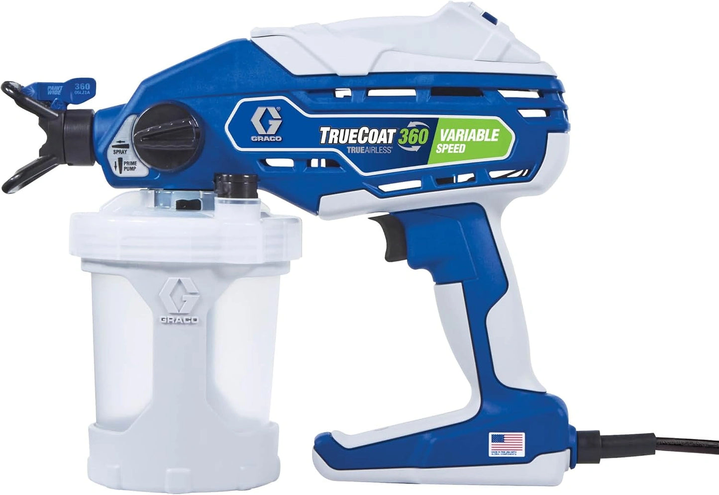 Pistolet ¨¤ Peinture Airless Graco TrueCoat 360, Vitesse Variable, Usage Domestique