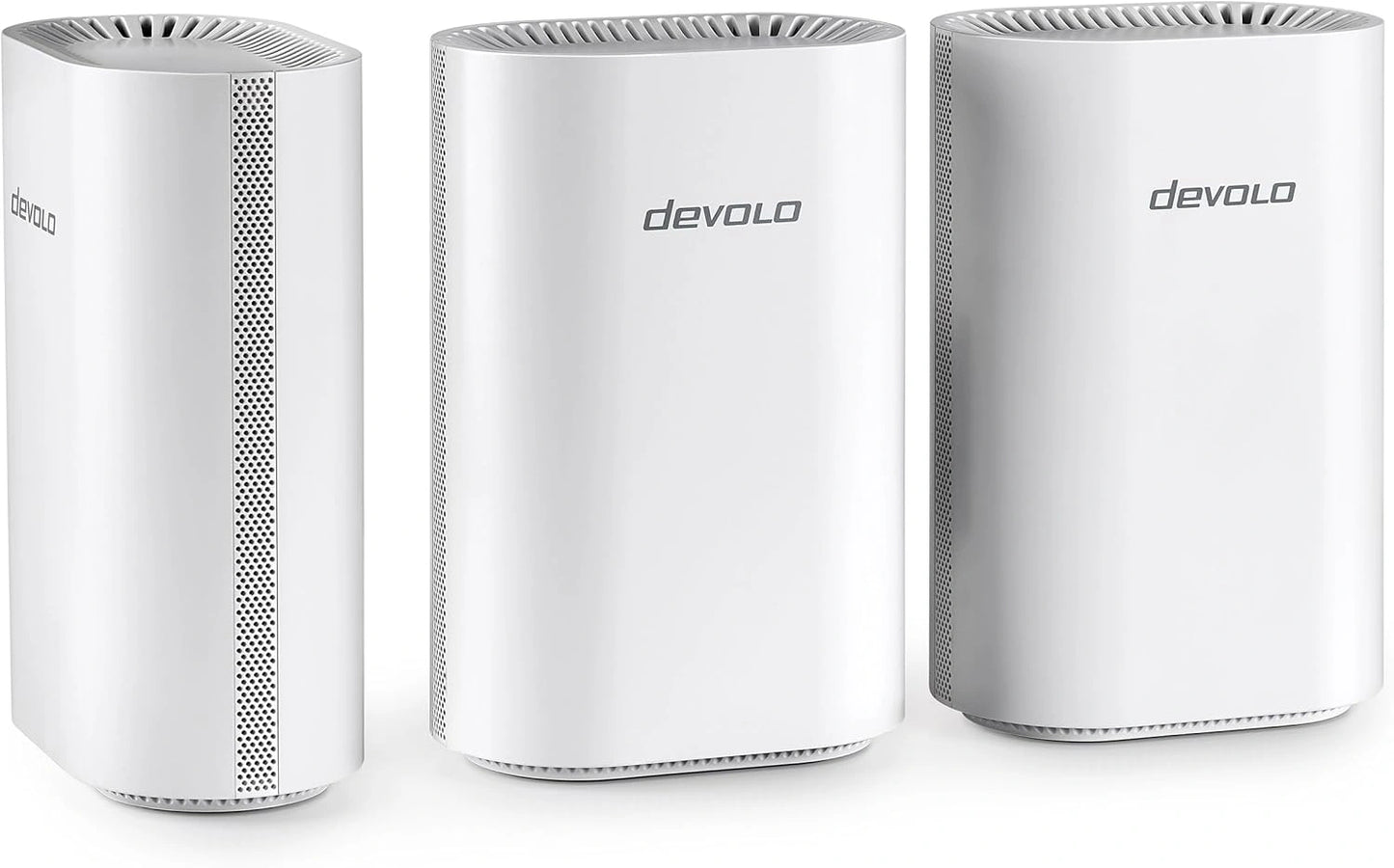Syst¨¨me Mesh WiFi 7 devolo BE6500, Pack de 3 pour R¨¦seau Domestique Ultra-Rapide, D¨¦bit Jusqu'¨¤ 6.500 Mbit/s, Port LAN 2,5 Gbit/s, Blanc