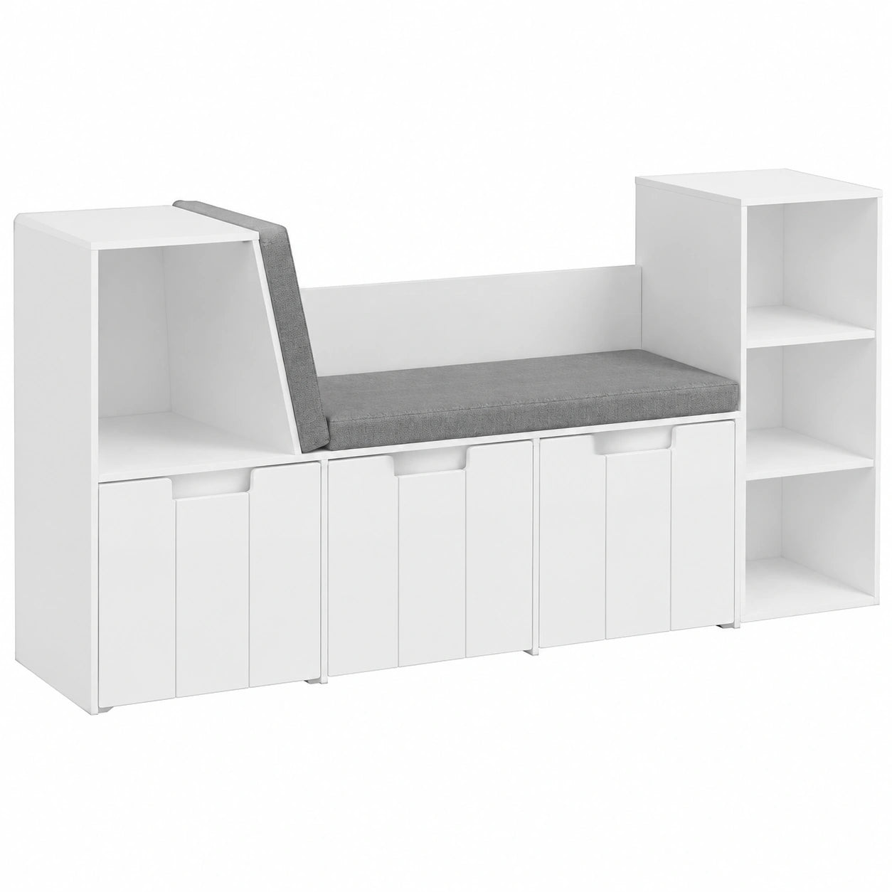 Étagère pour Enfants avec Banc et Rangement
