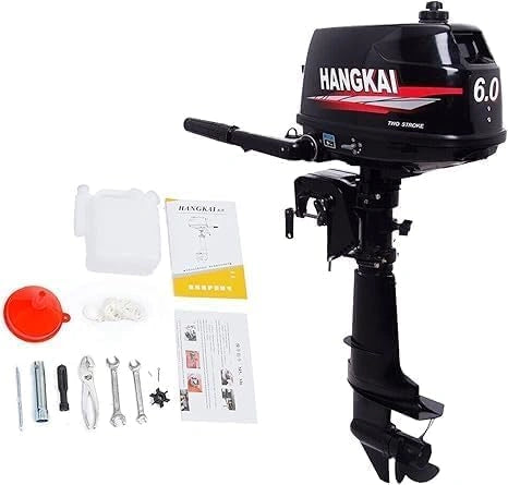 Moteur Hors-Bord 6 CV 2 Temps pour Bateaux Gonflables et P¨ºche