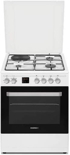 Cuisini¨¨re Mixte Rosieres RGE660CMW/E, Multifonction avec Four ¨¦lectrique