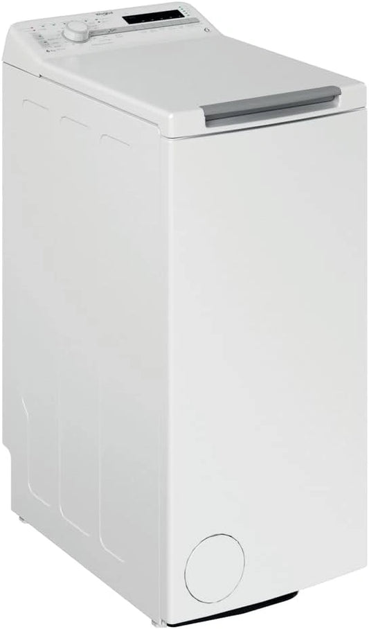 Lave-linge Whirlpool TDLR 6240S IT, Chargement Top, 6 kg, 1200 tr/min, Blanc