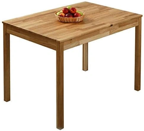 Table de salle ¨¤ manger Tomas en ch¨ºne massif 110x75x75 cm