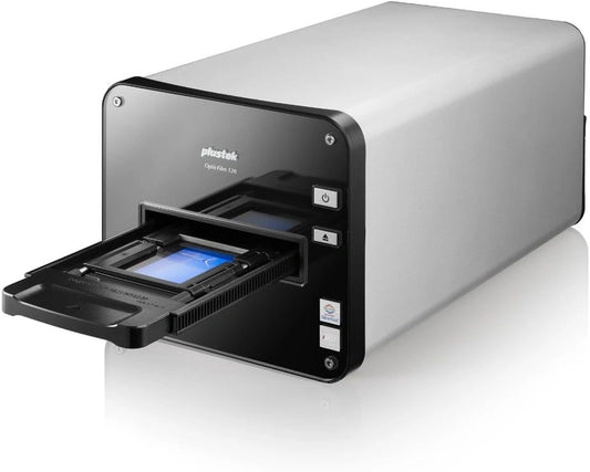 Scanner de Films Plustek OpticFilm 120 - Haute R¨¦solution, Noir et Gris