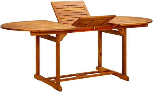 Table Extensible en Bois d'Acacia pour Ext¨¦rieur 200x100 cm - Jardin et Terrasse