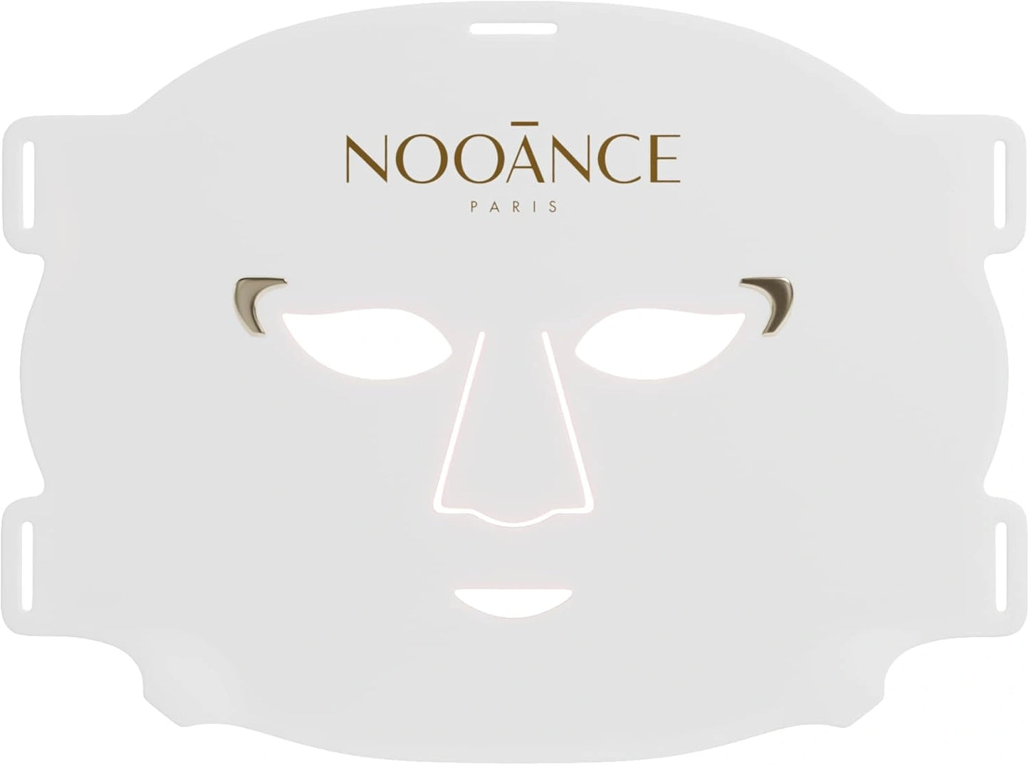 Masque LED Anti-?ge Professionnel avec 254 LEDs - Technologie Photobiomodulation 633/830 nm pour R¨¦duction des Rides, Am¨¦lioration de la Fermet¨¦ et de l'¨¦clat