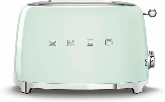Grille-pain Smeg 2 Tranches Vert Pastel avec Fonctions Avanc¨¦es