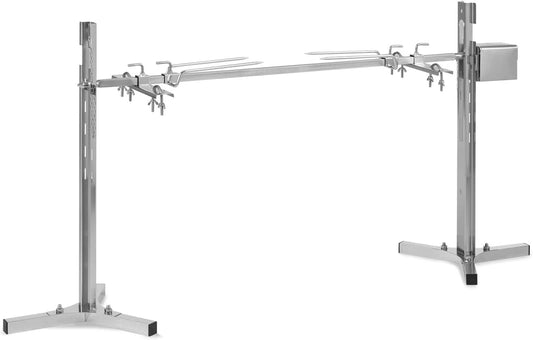 R?tissoire ¨¦lectrique Klarstein pour M¨¦choui, Broche en Acier Inoxydable pour Barbecue, Puissance 12W