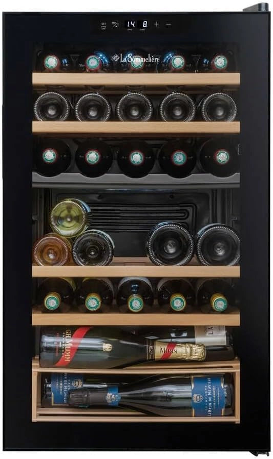 Cave ¨¤ Vin Double Zone LA SOMMELIERE SLS33DZ pour 33 Bouteilles