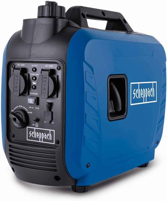 G¨¦n¨¦rateur Inverter Scheppach SG2500i, 2000W, Silencieux, 2 Prises 230V, 2 Ports USB