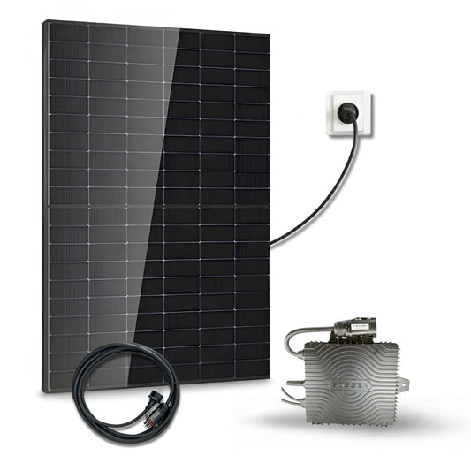 Ensemble Solaire 500W Bifacial avec Micro-onduleur Wi-Fi