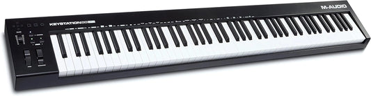 Contr?leur MIDI USB M-AUDIO Keystation 88 MK3 - Clavier 88 Touches Semi-Lest¨¦es pour Synth¨¦tiseurs et Logiciels Audio