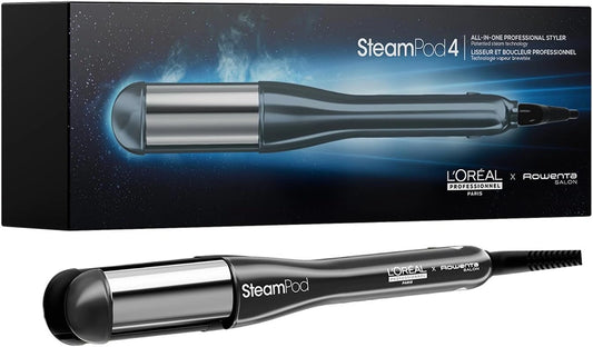Steampod 4 - Lisseur et Boucleur ¨¤ Vapeur - Protection Cheveux - Coiffage Efficace - Multi-Temp¨¦ratures - Compatible Tous Cheveux - L'Or¨¦al Professionnel