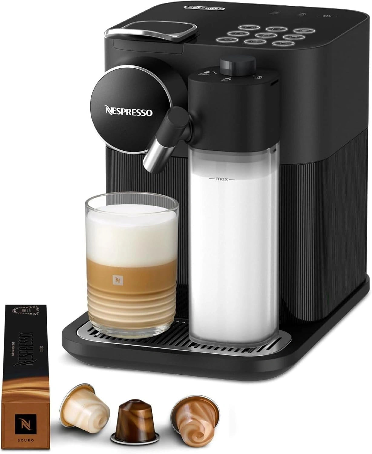 Machine ¨¤ Caf¨¦ Nespresso Gran Lattissima EN 640.B, Noire