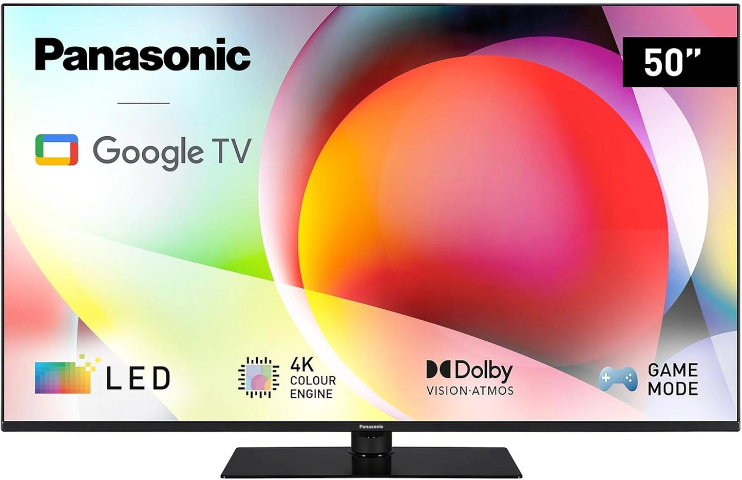 T¨¦l¨¦viseur Panasonic 50" 4K UHD LED, Smart TV 2024 avec Google Assistant et Dolby