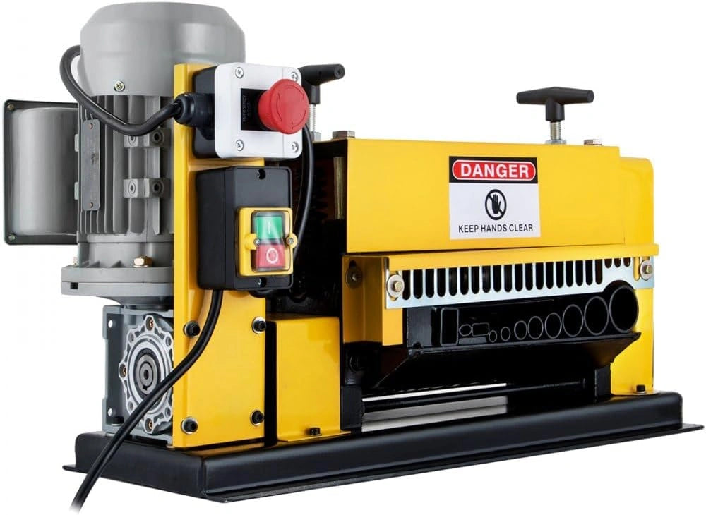 D¨¦Nudeuse ¨¦Lectrique 370W, Pince Haute Pr¨¦cision 1,5-38mm, 20m/min, 11 Canaux, 10 Lames