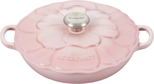 Brassi¨¨re Signature en Fonte ¨¦maill¨¦e, 2,25L, Rose Coquillage - Le Creuset