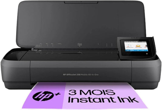 Imprimante Portable Tout-en-Un HP OfficeJet 250, Impression, Copie, Num¨¦risation, Wi-Fi, USB, Noir
