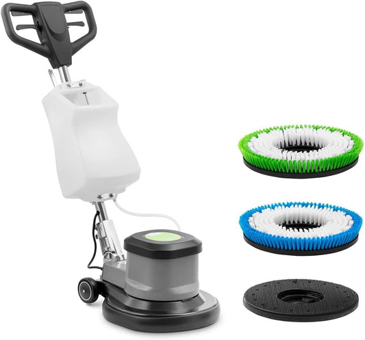 Autolaveuse Sol Professionnelle 1200W, 17 Pouces avec R¨¦servoir 5L