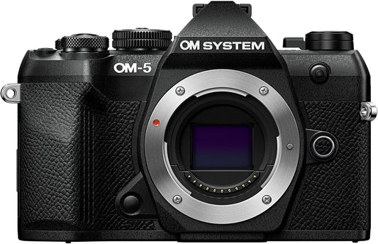 Appareil Photo OM SYSTEM Om-5 II Micro 4/3, Capteur MOS 20 MP, Stabilisation 5 Axes, ¨¦tanch¨¦it¨¦ IP53, Photo 50 MP ¨¤ Main Lev¨¦e, Noir