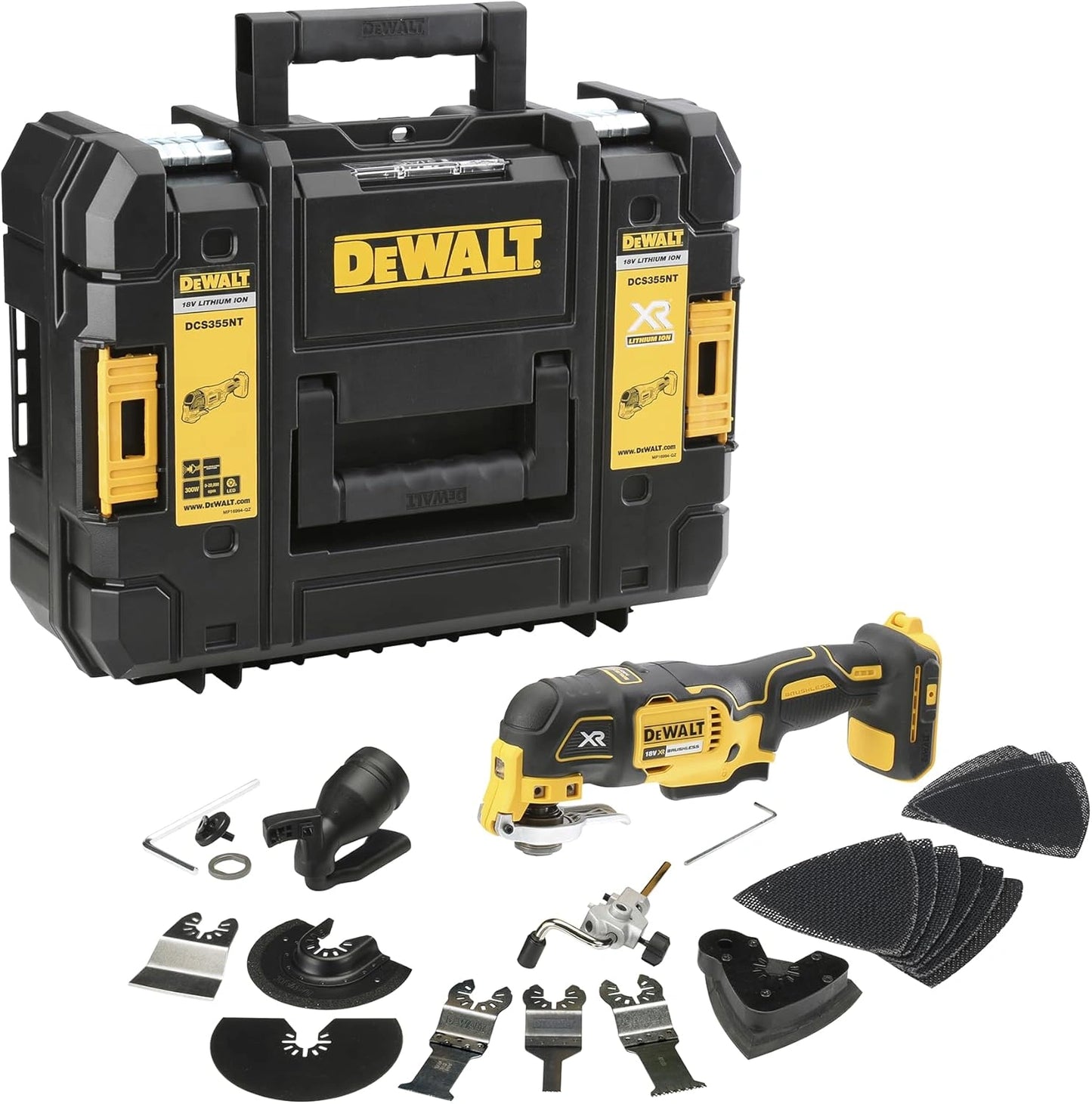 Outil oscillant DEWALT 18 V XR sans balais avec coffret T-STAK