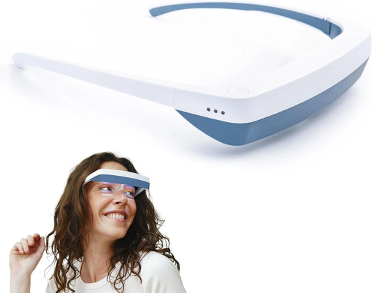 Lunettes de Luminoth¨¦rapie Portables Luminette 3 - Th¨¦rapie du Sommeil et Humeur Hivernale - Plus de 300 000 Satisfaits (Bleues)