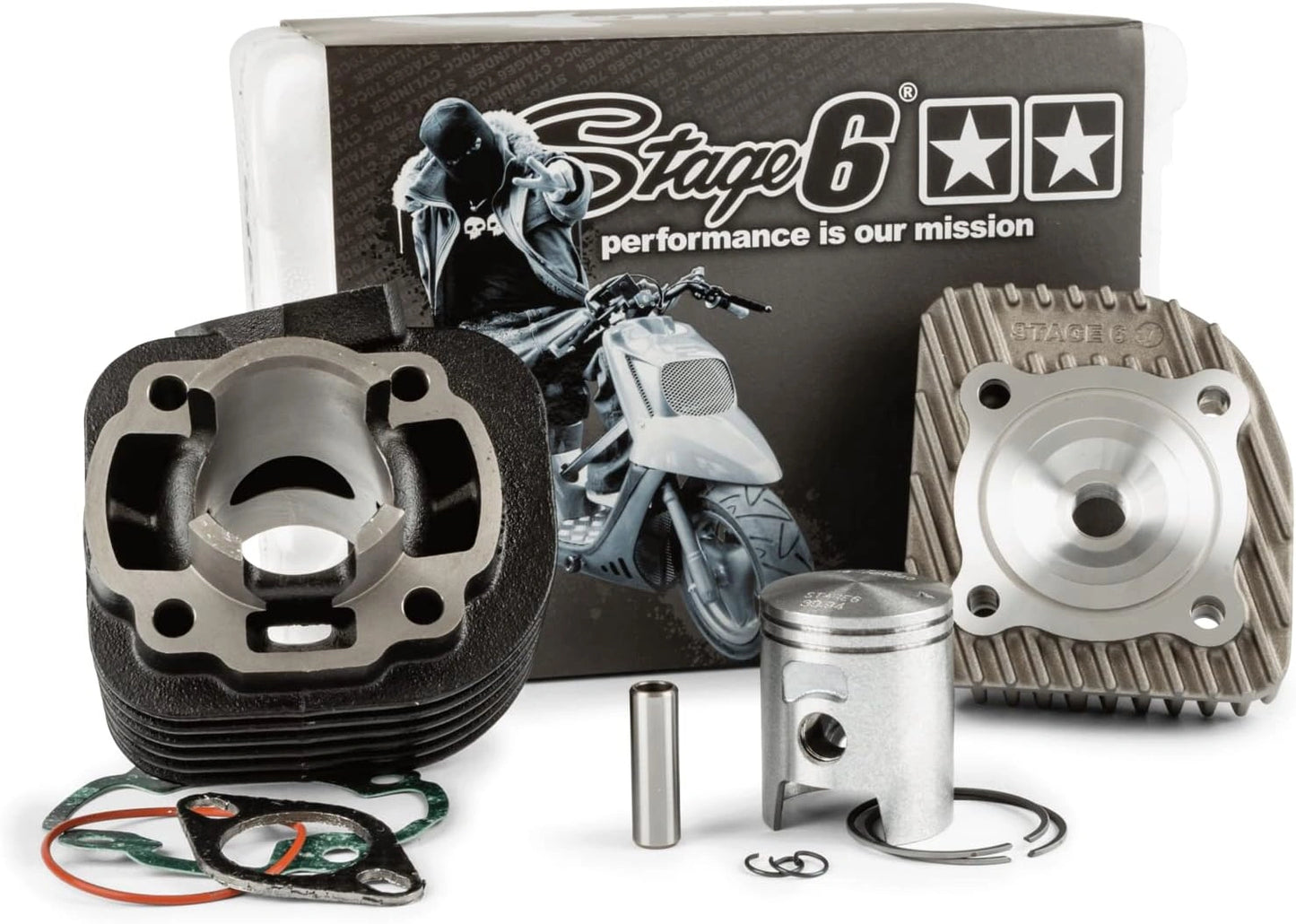 Kit Cylindre 50cc en Fonte Grise pour Yamaha Neo's/Ovetto