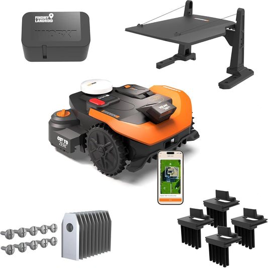 Tondeuse Robotique WORX Vision 2WD WR330E pour 3000 m2 avec Garage et Antivol