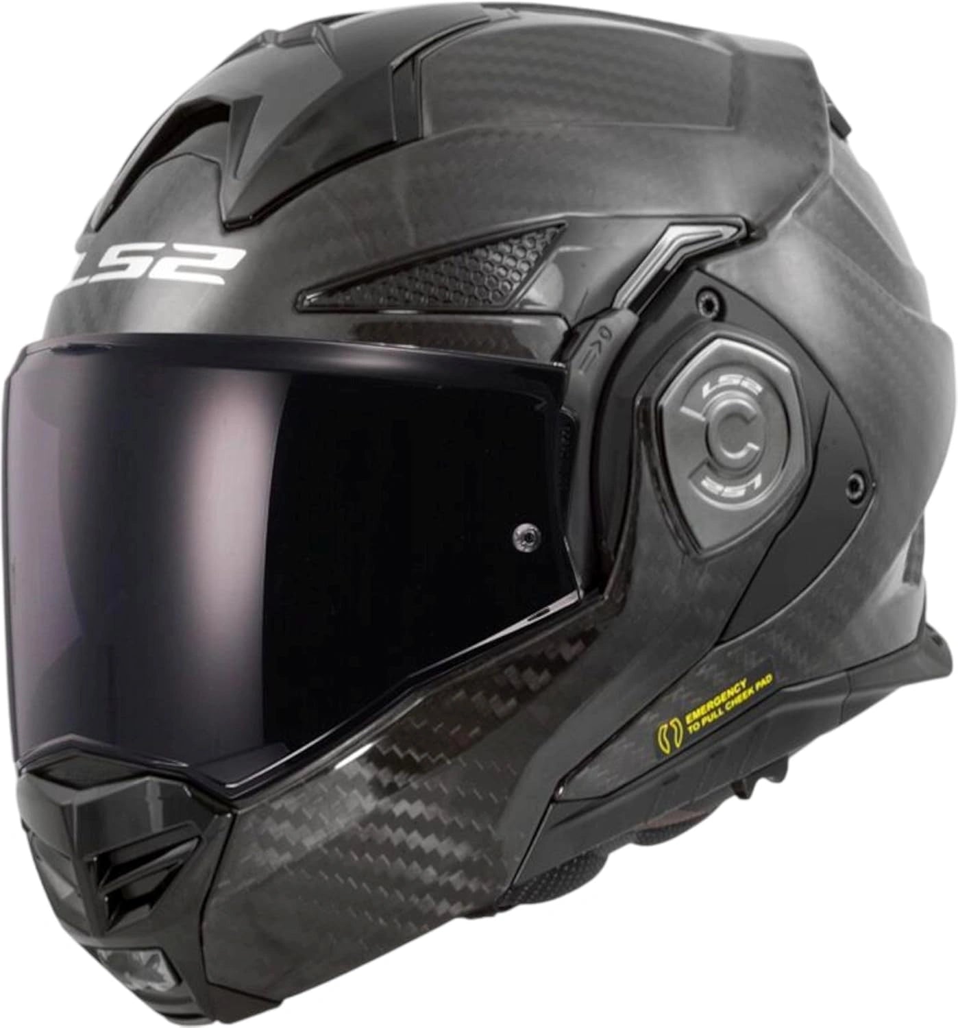 Casque Moto Modulable LS2 ADVANT X Carbone Brillant