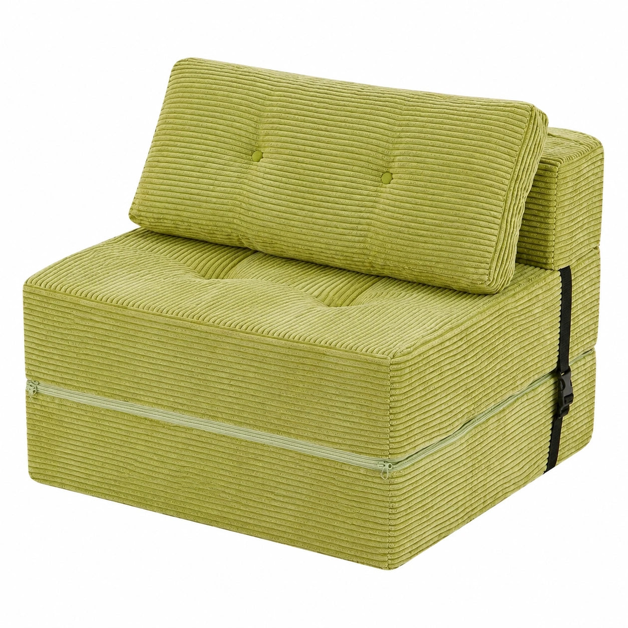 Canapé-lit Convertible avec Mousse de Soutien, Chaise Pliante 4 en 1