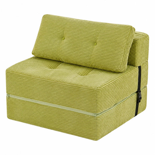 Canapé-lit Convertible avec Mousse de Soutien, Chaise Pliante 4 en 1