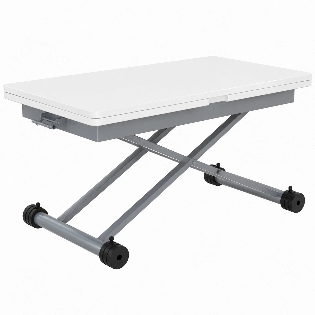 Table basse relevable et extensible multifonctionnelle 3 en 1 pour salon et cuisine