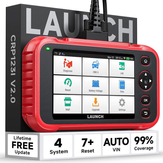 Valise de Diagnostic Auto Launch CRP123I V2.0, Outil pour 4 Syst¨¨mes avec 7 Fonctions de R¨¦initialisation