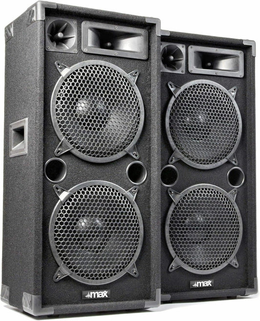 MAX Kit Enceintes 2000W 2x10 pouces